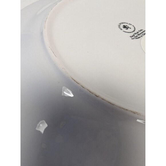 Royal Norfolk Silver Snowflakes Set Of 2 Christmas Holiday Dinner Plates 10 5/8" - Picture 7 of 7